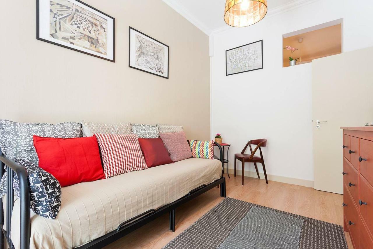 Sunny Orange Garden Apartment In Central Lisbon Bagian luar foto
