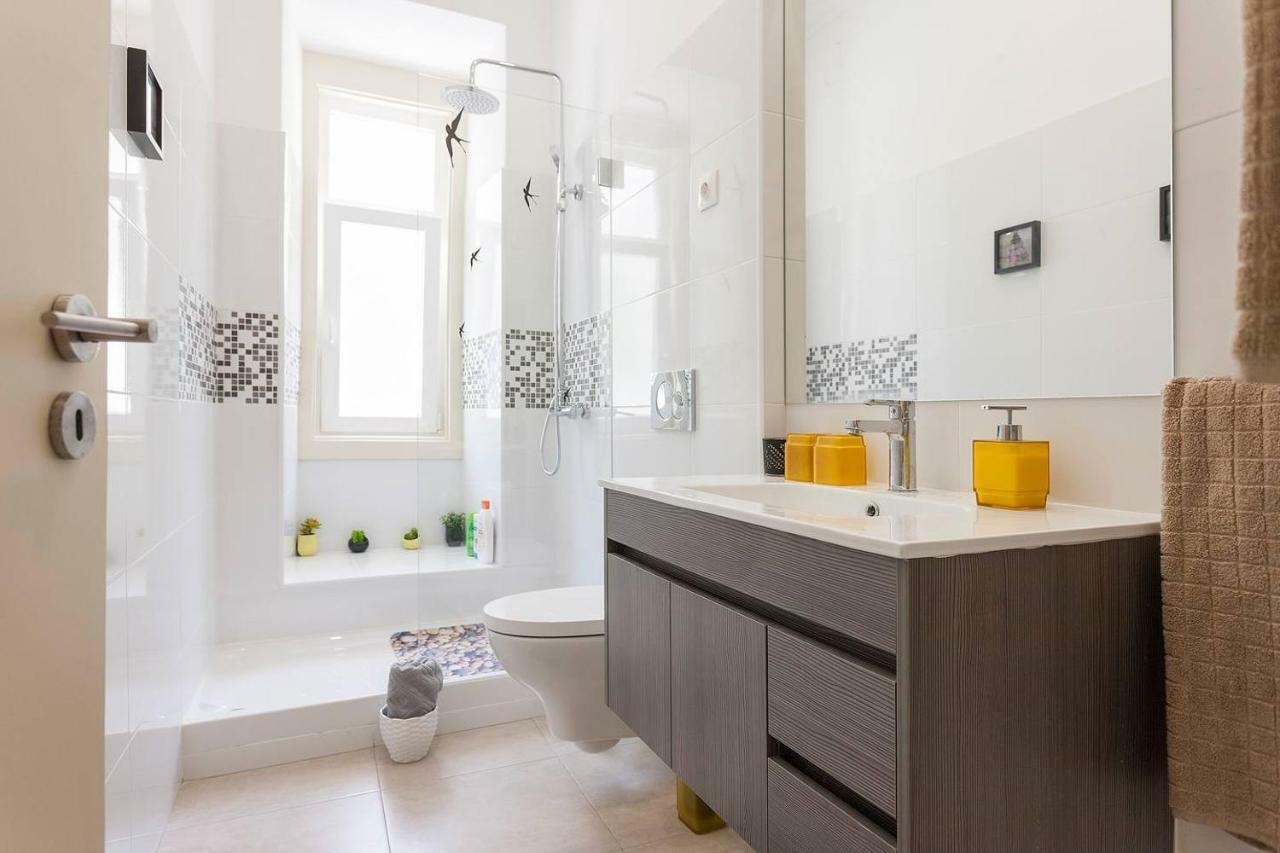 Sunny Orange Garden Apartment In Central Lisbon Bagian luar foto