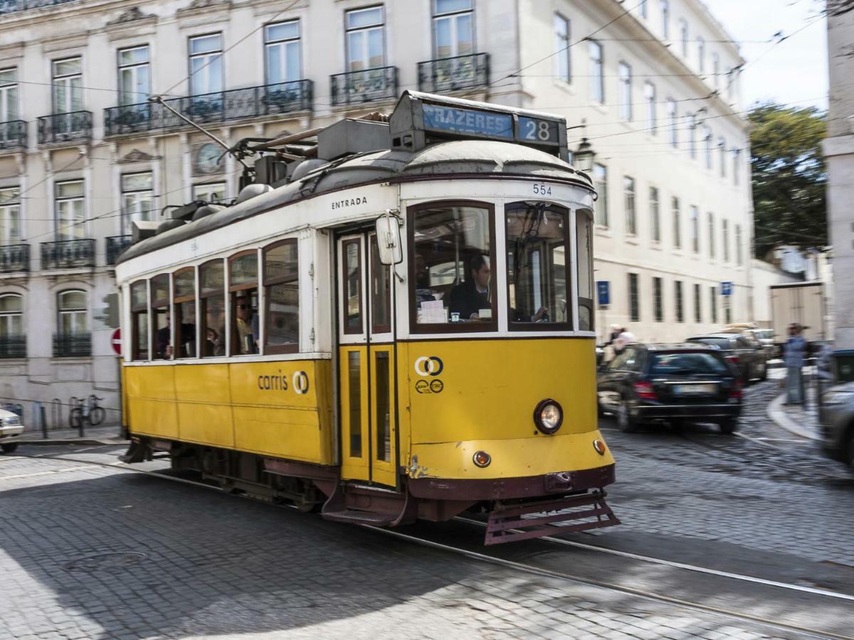 Sunny Orange Garden Apartment In Central Lisbon Bagian luar foto
