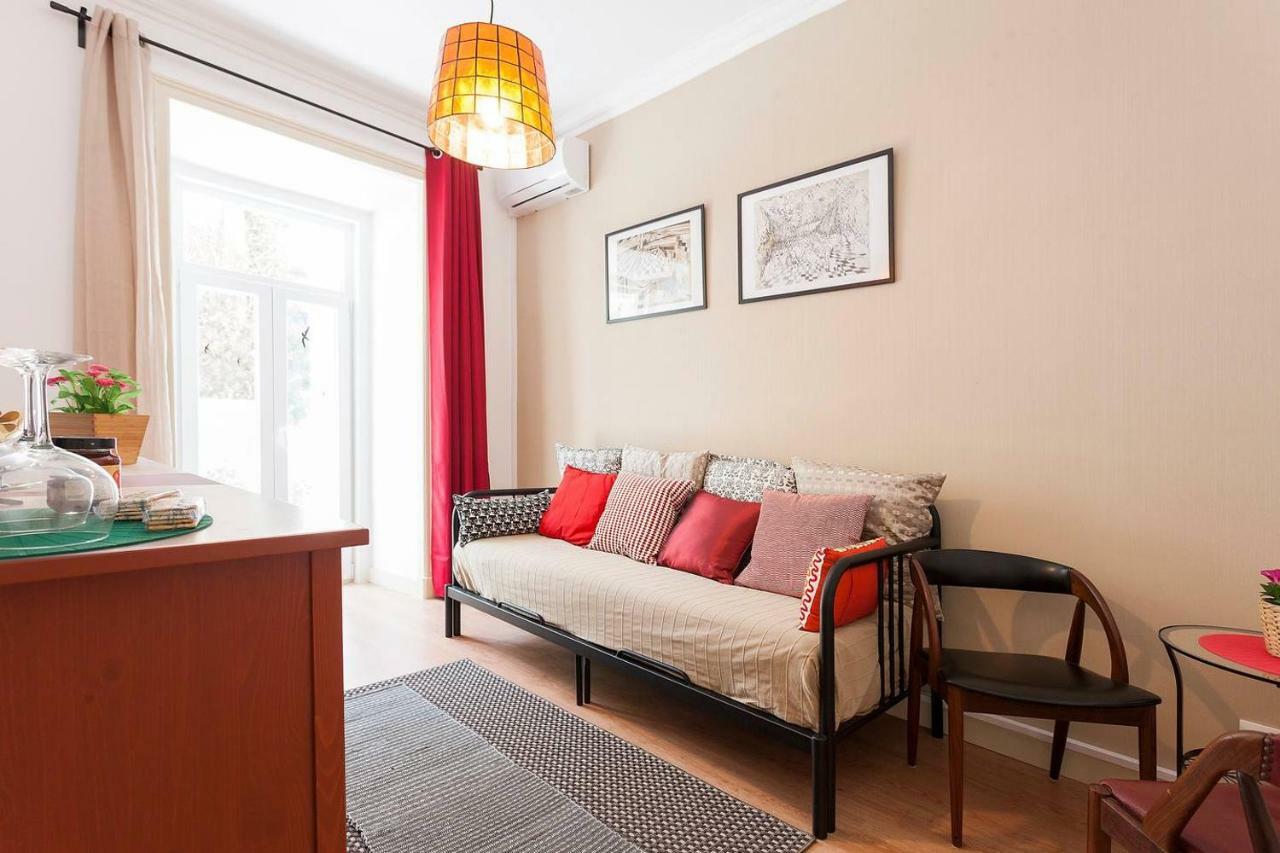 Sunny Orange Garden Apartment In Central Lisbon Bagian luar foto